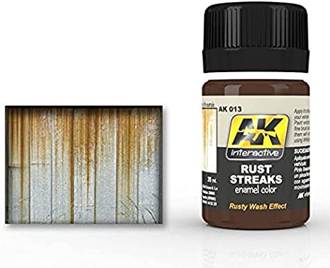 Boxart Rust Streaks: Rusty Wash Effect AK 013 AK Interactive Boxart Rust Streaks: Rusty Wash Effect AK 013 AK Interactive