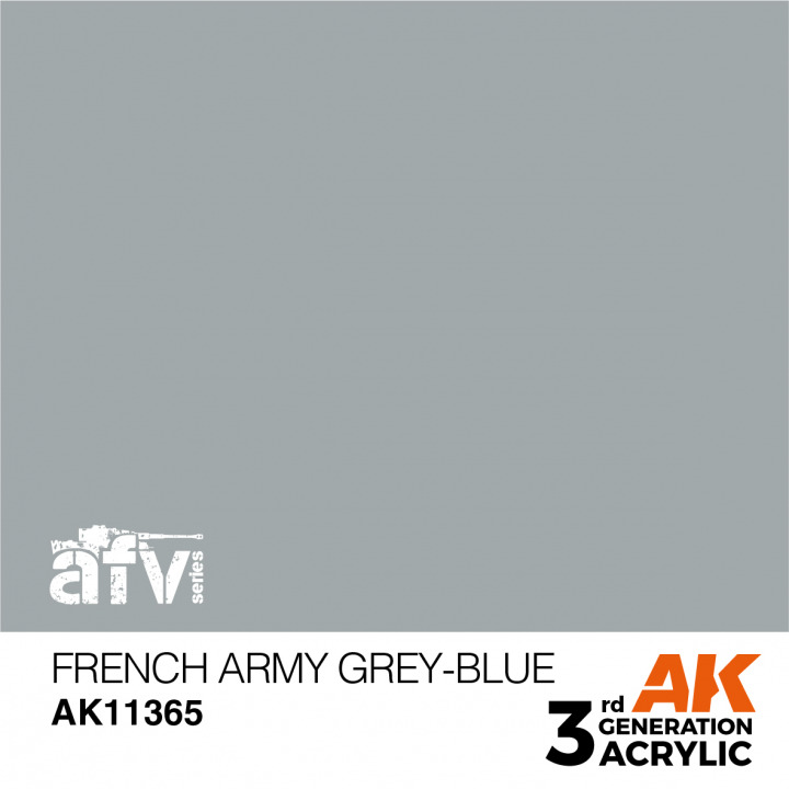 Boxart French Army Grey -Blue AK 3rd Generation - AFV Boxart French Army Grey -Blue AK 3rd Generation - AFV