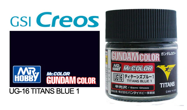 Boxart Gundam Color TITANS BLUE 1 Mr.COLOR Boxart Gundam Color TITANS BLUE 1 Mr.COLOR