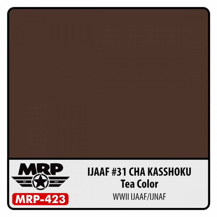 Boxart IJAAF #31 Cha Kasshoku (Tea color) (WWII IJAAF/IJNAF)  MR.Paint
