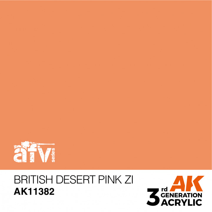 Boxart British Desert Pink ZI 240389 AK 3rd Generation - AFV