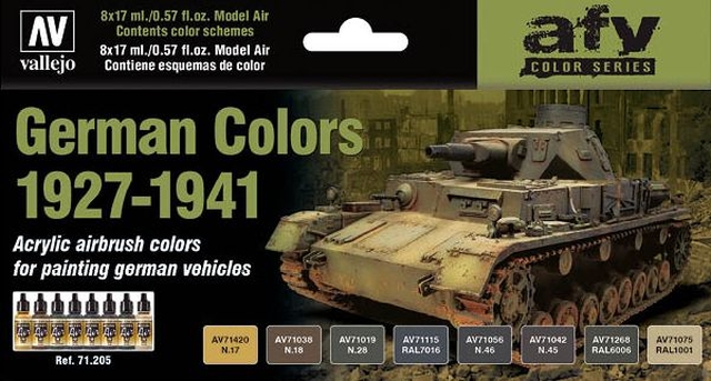 Boxart German Colors 1927-1942  Vallejo Model Air