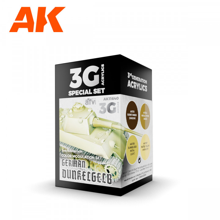 Boxart German Dunkelgelb Modulation Set   AK 3rd Generation - AFV
