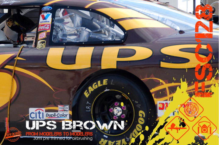 Boxart UPS Brown  Fire Scale Colors