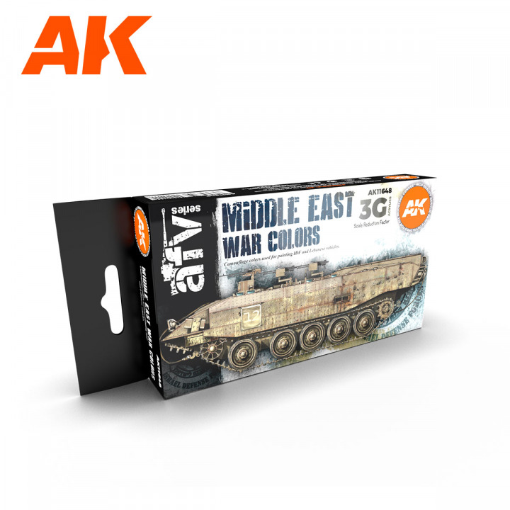 Boxart Middle East War Colors  AK 3rd Generation - AFV