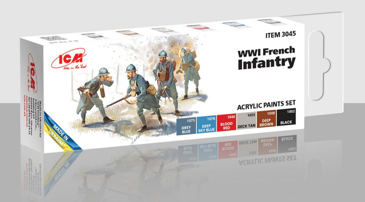 Boxart WWI French Infantry  ICM