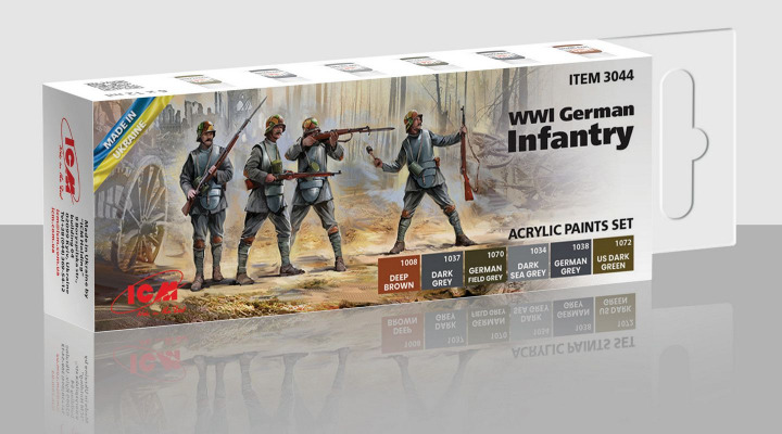 Boxart WWI German infantry  ICM