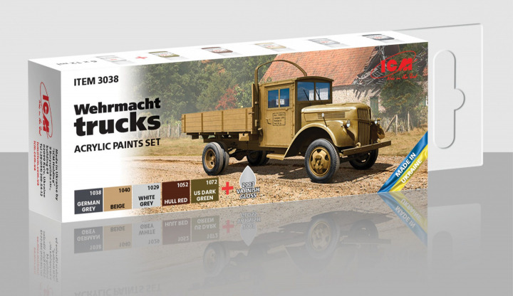 Boxart Wehrmacht trucks  ICM