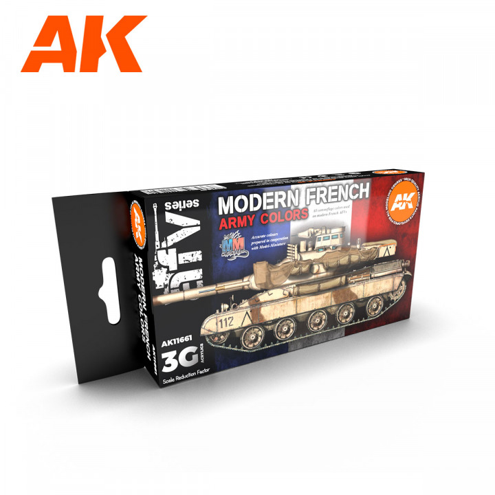 Boxart Modern French Army Colors  AK 3rd Generation - AFV