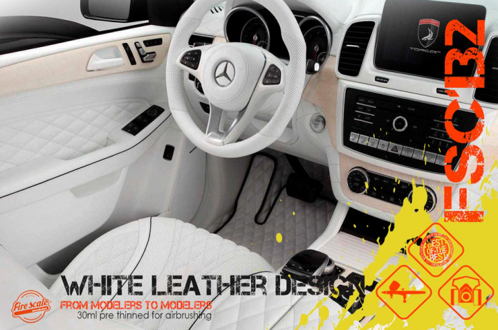 Boxart White Leather Design  Fire Scale Colors