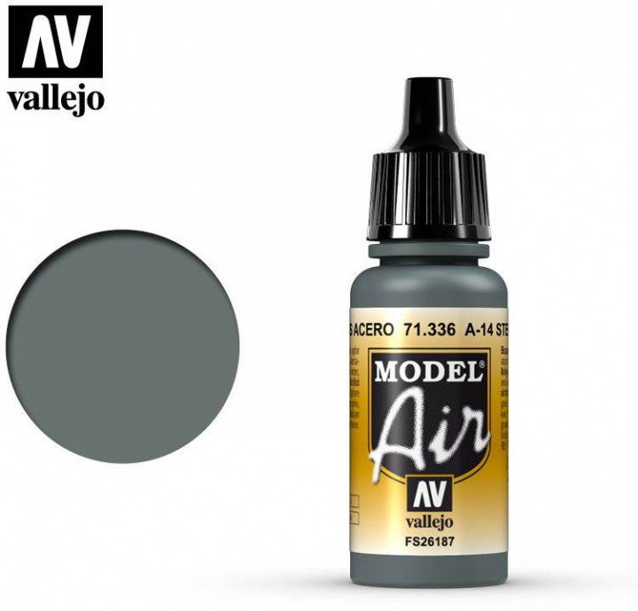 Boxart A-14 Steel Grey - FS 26187 Vallejo Model Air Boxart A-14 Steel Grey - FS 26187 Vallejo Model Air