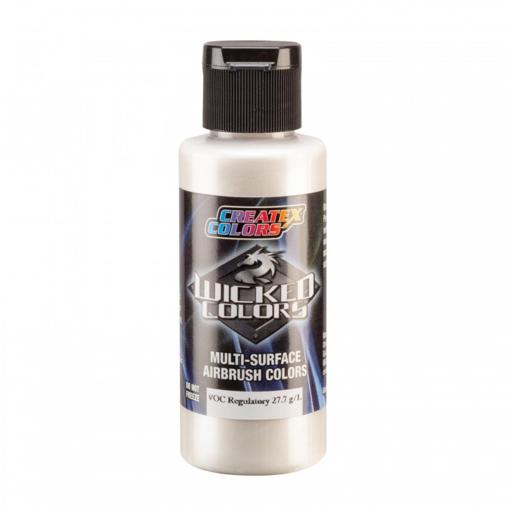 Boxart Metallic White Coarse  Createx Wicked