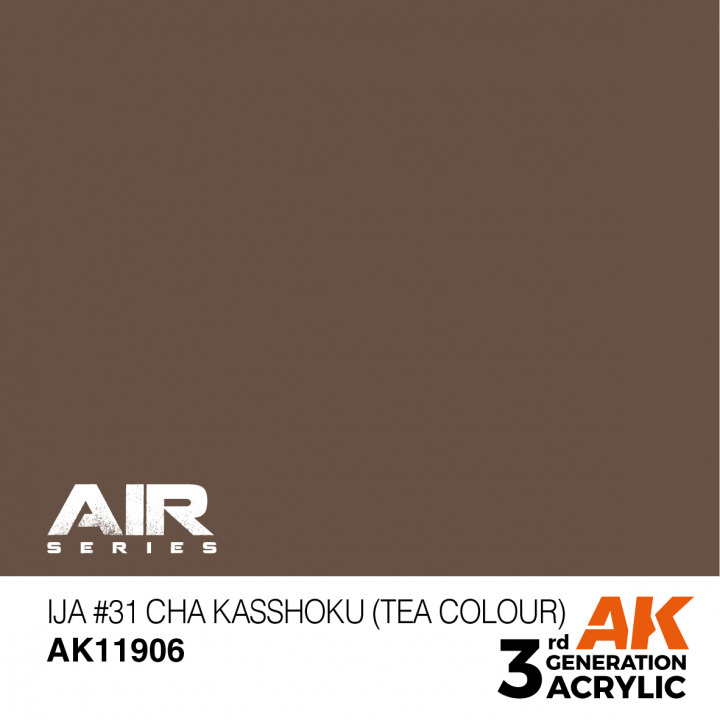 Boxart IJA #31 Cha Kasshoku (Tea Colour) AK 3rd Generation - Air Boxart IJA #31 Cha Kasshoku (Tea Colour) AK 3rd Generation - Air