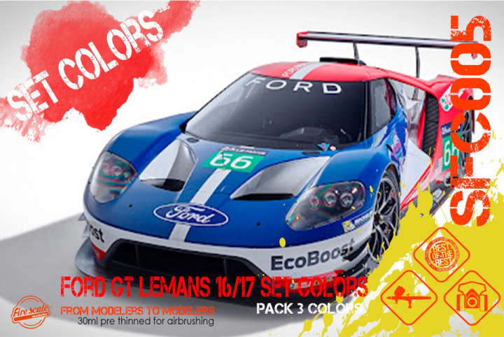 Boxart Ford GT Lemans Sep 16-17  Fire Scale Colors