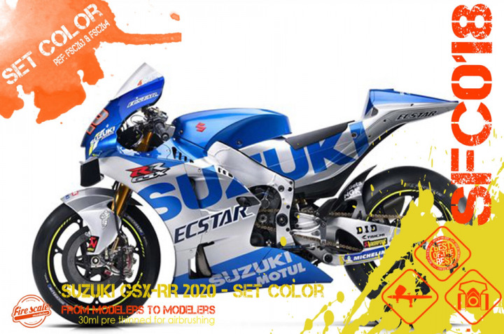 Boxart Suzuki GSX-RR 2020 Set Color  Fire Scale Colors