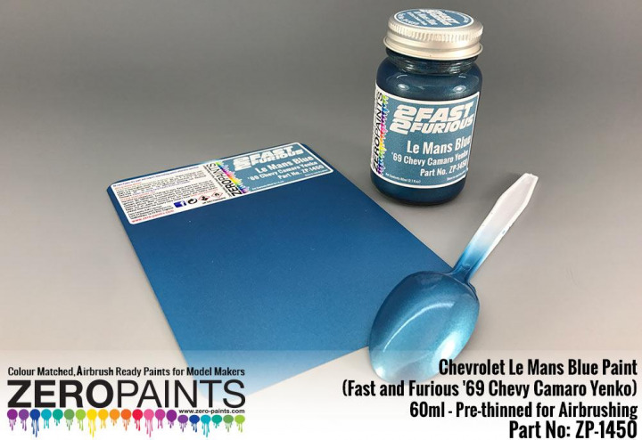 Boxart Chevrolet Le Mans Blue (Fast and Furious '69 Chev)  Zero Paints