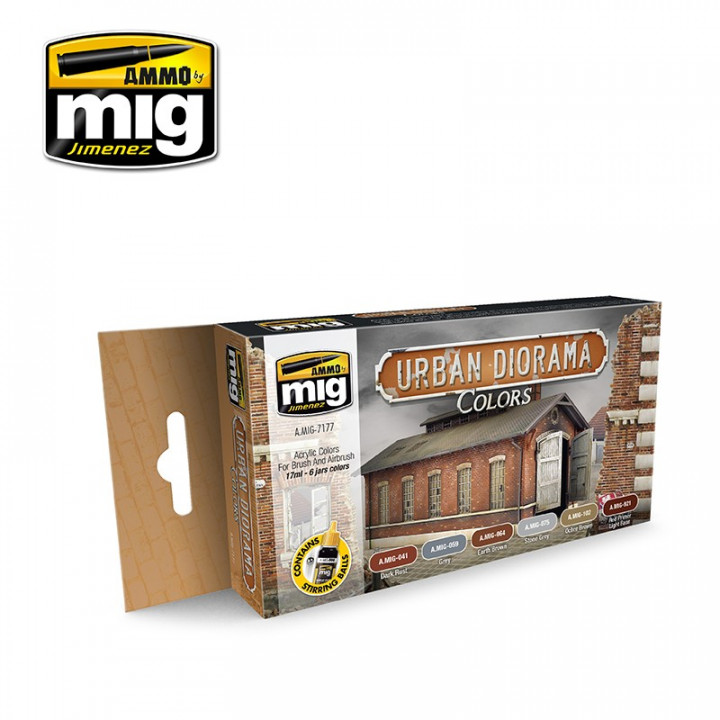 Boxart Urban Diorama Colours  Ammo by Mig Jimenez
