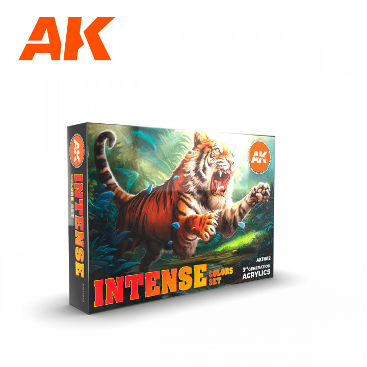 Boxart Intense Colors Set  AK 3rd Generation