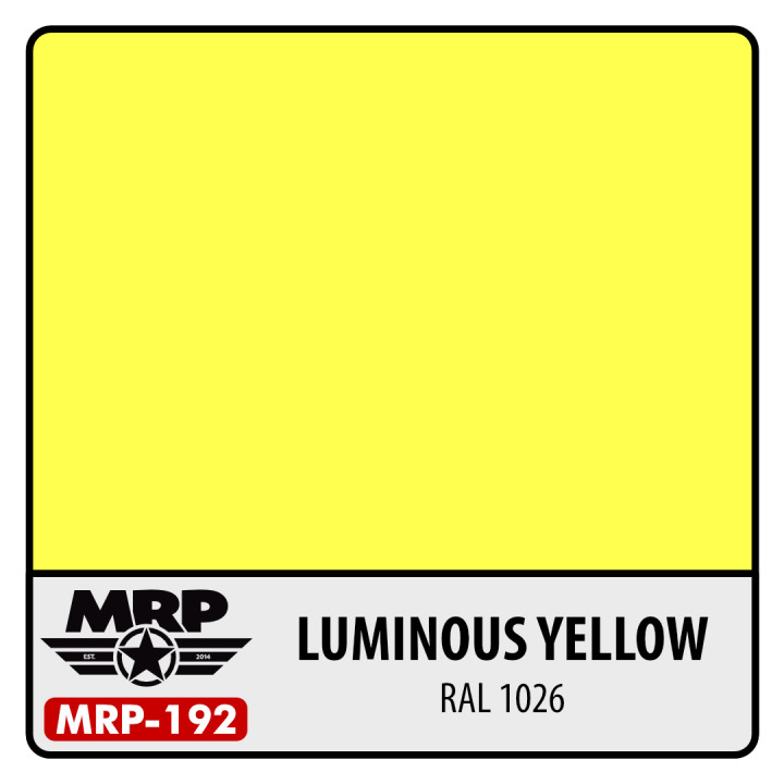 Boxart Luminous Yellow (RAL 1026) MR.Paint Boxart Luminous Yellow (RAL 1026) MR.Paint