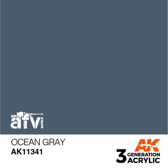 Boxart Ocean Grey AK 11341 AK 3rd Generation - AFV Boxart Ocean Grey AK 11341 AK 3rd Generation - AFV