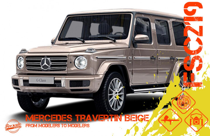 Boxart Mercedes Travertin Beige  Fire Scale Colors