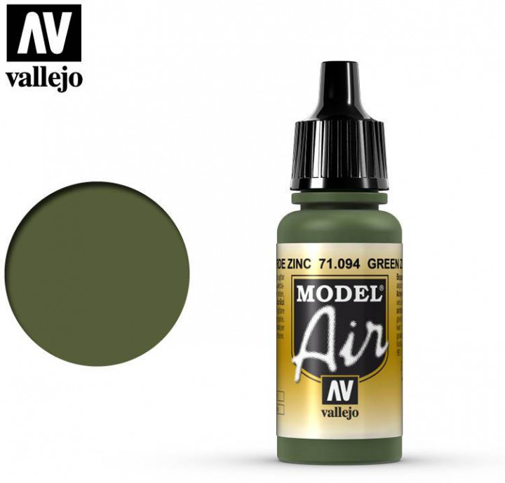 Boxart Green Zinc Chromate  Vallejo Model Air