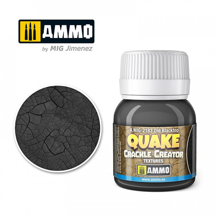 Boxart QUAKE CRACKLE CREATOR TEXTURES Old Blacktop  Ammo by Mig Jimenez