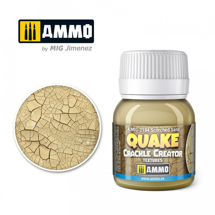 Boxart QUAKE CRACKLE CREATOR TEXTURES Scorched Sand  Ammo by Mig Jimenez