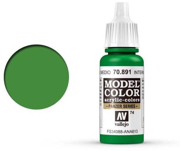Boxart Intermediate Green - FS34227 70.891, 891, Pos. 74 Vallejo Model Color