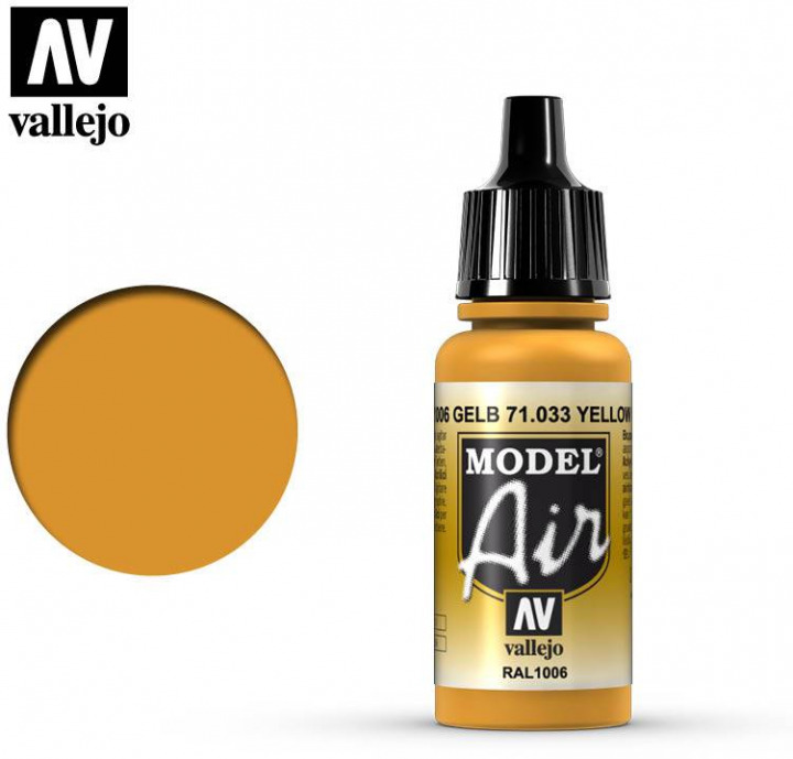 Boxart Yellow Ochre - RAL 1006 71.033 Vallejo Model Air