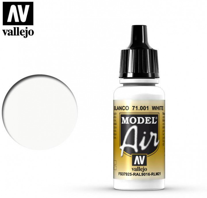 Boxart White 71.001 Vallejo Model Air Boxart White 71.001 Vallejo Model Air
