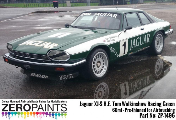 Boxart Verde Jaguar XJ-S Tom Walkinshaw Racing Green ZP-1496 Zero Paints