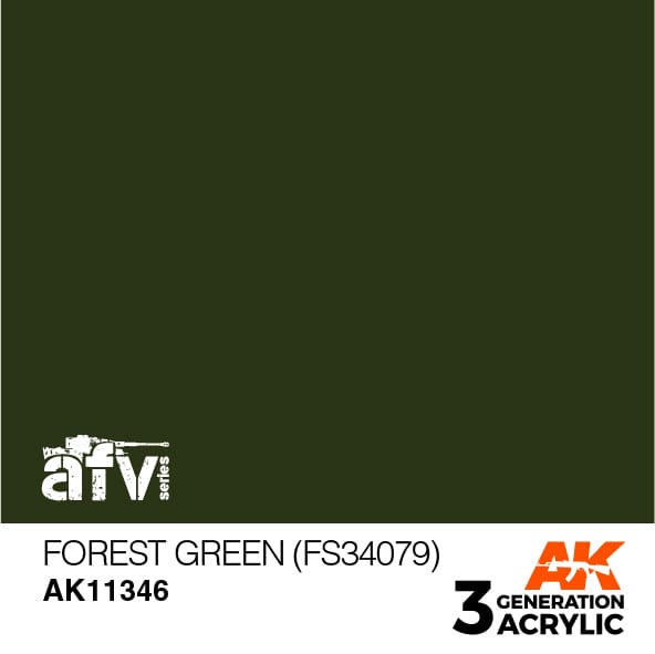 Boxart Forest Green FS 34079 AK 11346 AK 3rd Generation - AFV Boxart Forest Green FS 34079 AK 11346 AK 3rd Generation - AFV