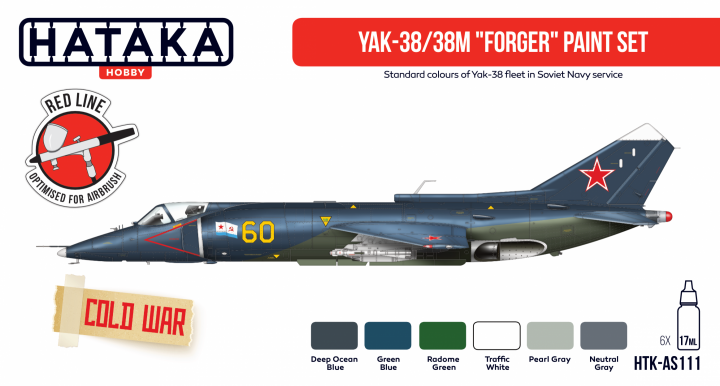 Boxart Yak-38/38M "Forger"  Hataka Hobby Red Line