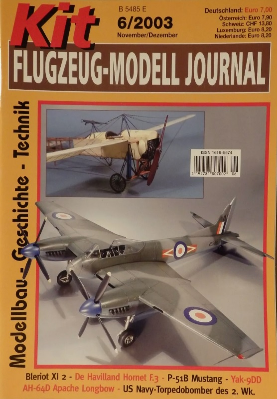 Kit Flugzeug-Modell Journal