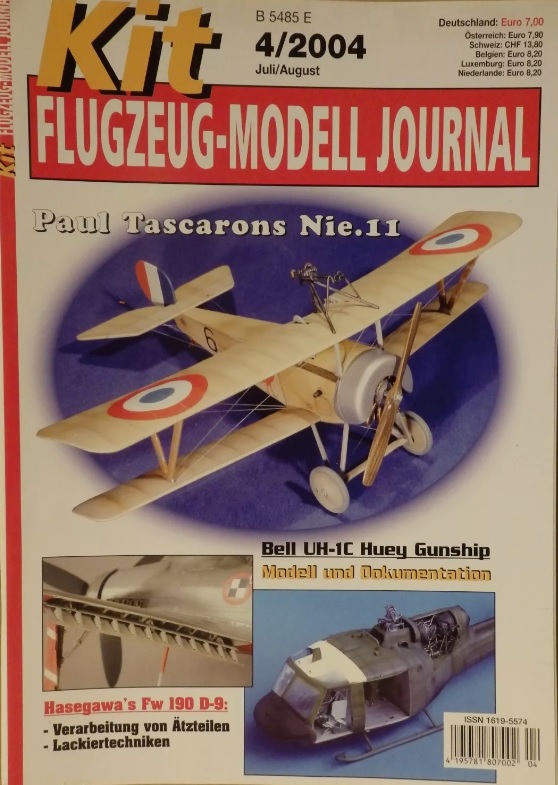 Kit Flugzeug-Modell Journal