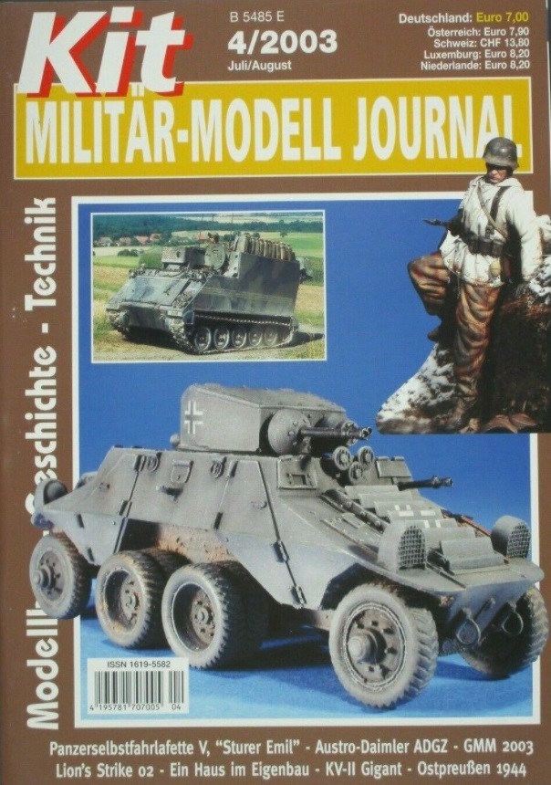 Kit Militär-Modell Journal