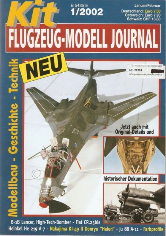 Kit Flugzeug-Modell Journal