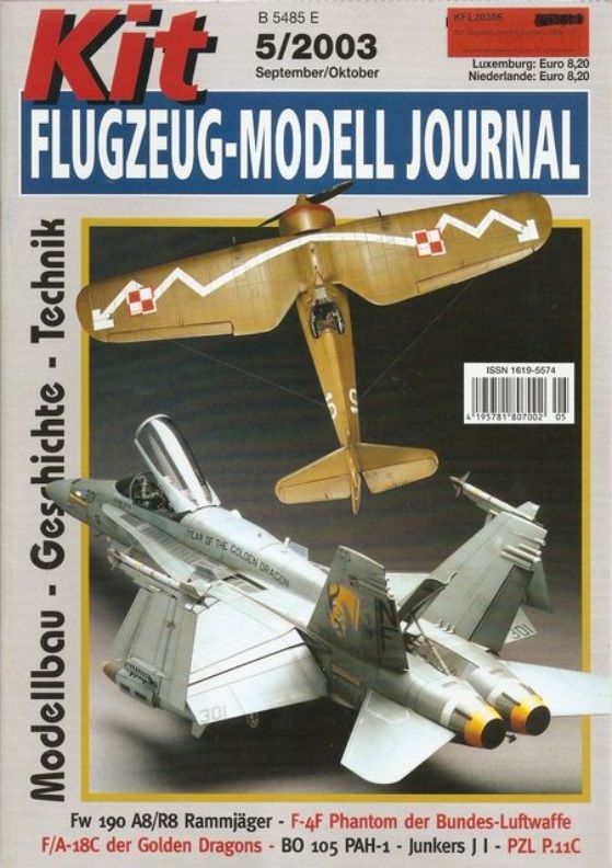 Kit Flugzeug-Modell Journal